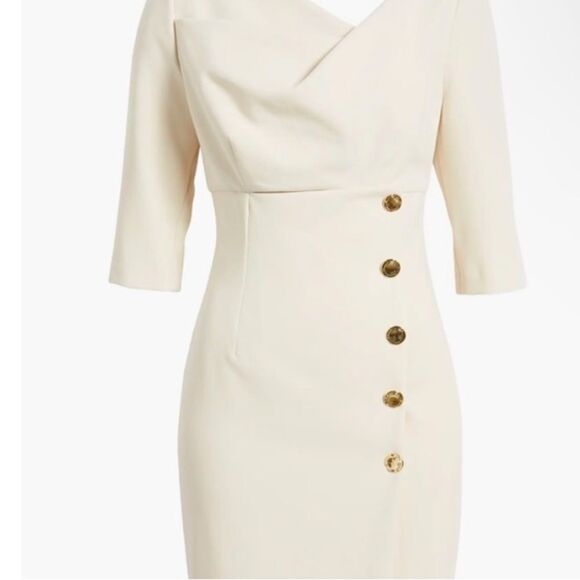 Black Halo Edeline Sheath Dress 10R 
MSRP: $ 415.00 NWT - Picture 5 of 6